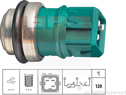 MDR EPS-1830 550 - Датчик, температура охолоджуючої рідини avtolavka.club