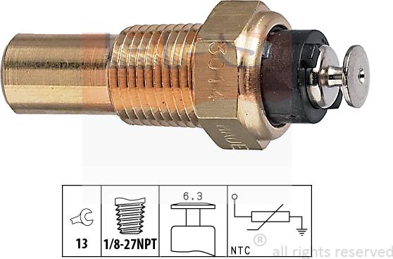 MDR EPS-1830 014 - Датчик, температура охолоджуючої рідини avtolavka.club