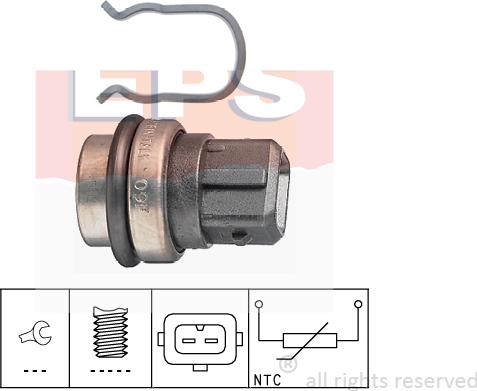 MDR EPS-1830 086 - Датчик, температура охолоджуючої рідини avtolavka.club