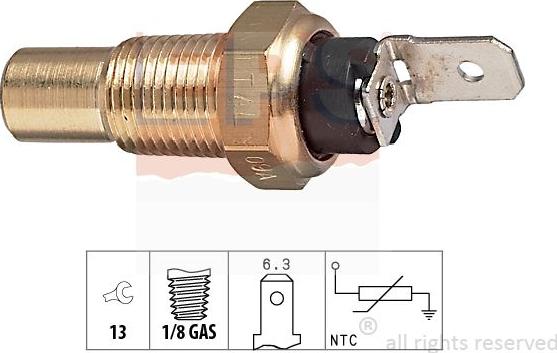 MDR EPS-1830 079 - Датчик, температура охолоджуючої рідини avtolavka.club