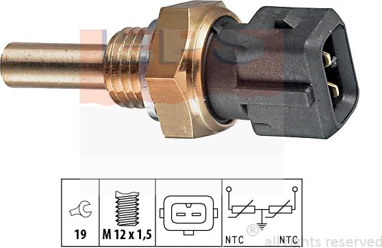 MDR EPS-1830 192 - Датчик, температура охолоджуючої рідини avtolavka.club