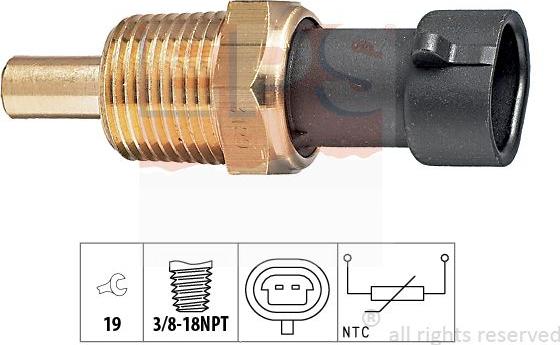 MDR EPS-1830 129 - Датчик, температура охолоджуючої рідини avtolavka.club