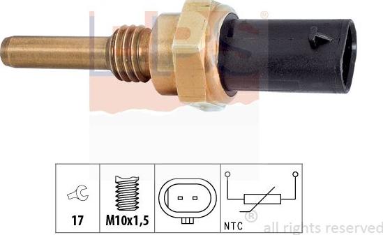 MDR EPS-1830 397 - Датчик, температура охолоджуючої рідини avtolavka.club