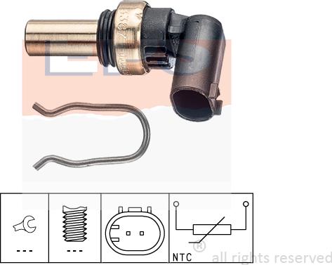 MDR EPS-1830 387 - Датчик, температура охолоджуючої рідини avtolavka.club