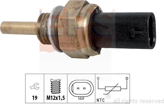 MDR EPS-1830 379 - Датчик, температура охолоджуючої рідини avtolavka.club