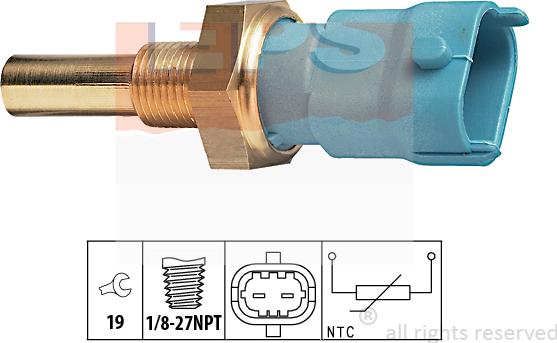 MDR EPS-1830 263 - Датчик, температура охолоджуючої рідини avtolavka.club