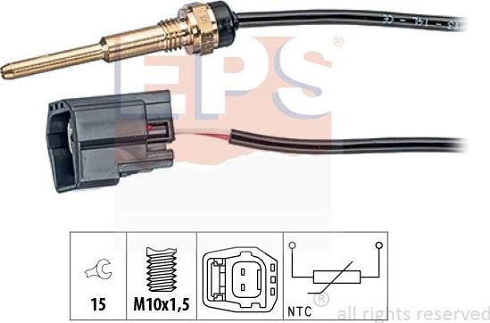 MDR EPS-1830 289 - Датчик, температура охолоджуючої рідини avtolavka.club