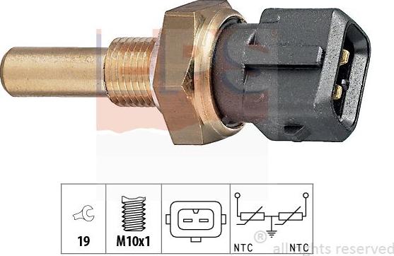 MDR EPS-1830 229 - Датчик, температура охолоджуючої рідини avtolavka.club