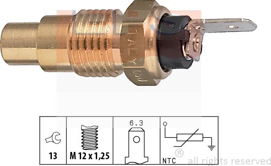 MDR EPS-1830 223 - Датчик, температура охолоджуючої рідини avtolavka.club