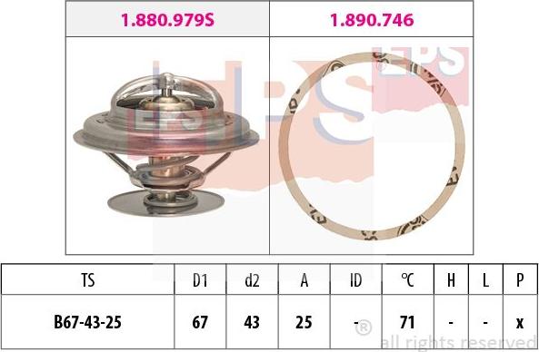 MDR EPS-1879 942 - Термостат, охолоджуюча рідина avtolavka.club