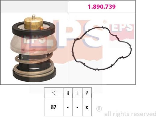 MDR EPS-1879 976 - Термостат, охолоджуюча рідина avtolavka.club