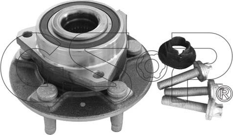 MDR GSP-9330024K - Комплект підшипника маточини колеса avtolavka.club