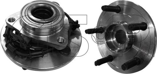 MDR GSP-9333038 - Комплект підшипника маточини колеса avtolavka.club