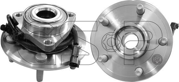 MDR GSP-9333110 - Комплект підшипника маточини колеса avtolavka.club