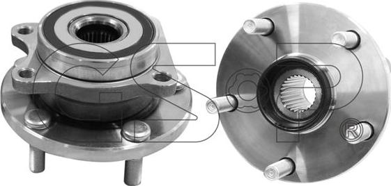 MDR GSP-9327056 - Комплект підшипника маточини колеса avtolavka.club