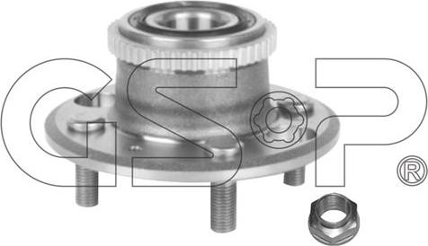 MDR GSP-9230015K - Комплект підшипника маточини колеса avtolavka.club