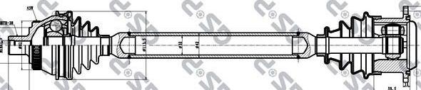 MDR GSP-299113 - Приводний вал avtolavka.club