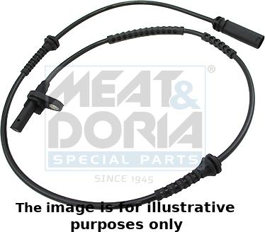 Meat & Doria 90865E - Датчик ABS, частота обертання колеса avtolavka.club