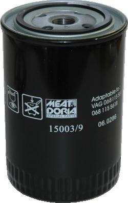 Meat & Doria 15003/9 - Масляний фільтр avtolavka.club