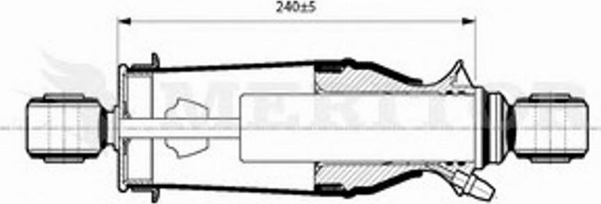 Meritor MLF5100 - Гаситель, кріплення кабіни avtolavka.club