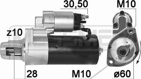 Messmer 220949A - Стартер avtolavka.club