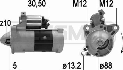 Messmer 220945A - Стартер avtolavka.club