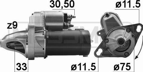 Messmer 220983A - Стартер avtolavka.club