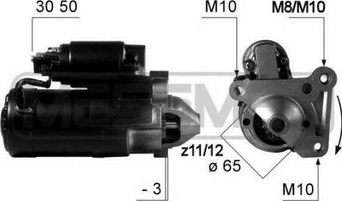 Messmer 220458R - Стартер avtolavka.club