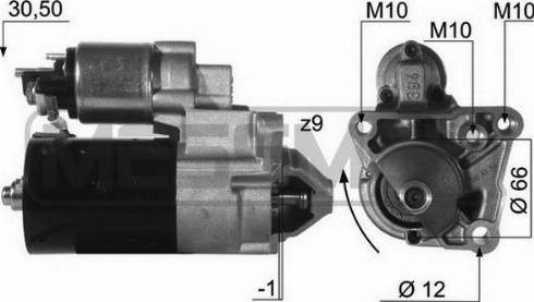 Messmer 220462A - Стартер avtolavka.club