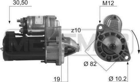 Messmer 220401A - Стартер avtolavka.club