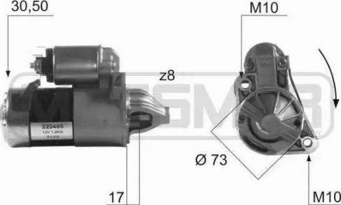 Messmer 220489 - Стартер avtolavka.club