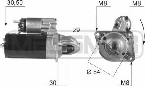 Messmer 220435A - Стартер avtolavka.club