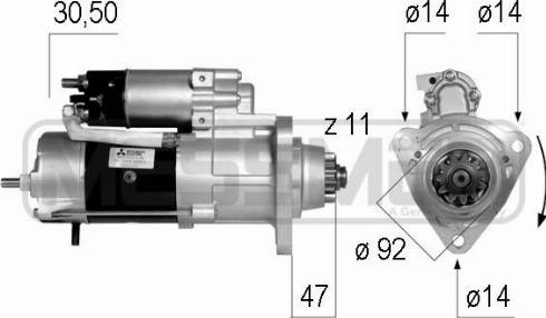 Messmer 220568 - Стартер avtolavka.club