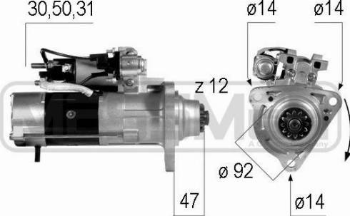 Messmer 220563A - Стартер avtolavka.club