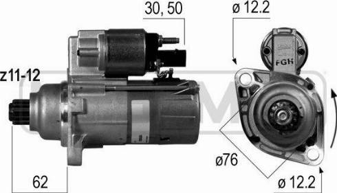 Messmer 220535A - Стартер avtolavka.club