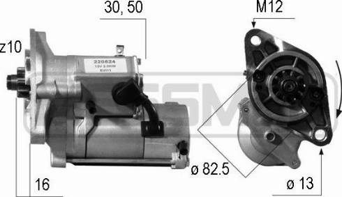 Messmer 220524A - Стартер avtolavka.club