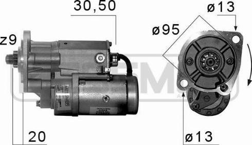 Messmer 220577A - Стартер avtolavka.club