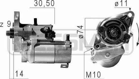 Messmer 220652A - Стартер avtolavka.club