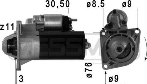 Messmer 220687A - Стартер avtolavka.club