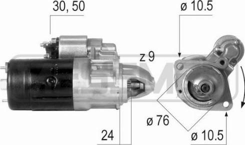 Messmer 220091R - Стартер avtolavka.club