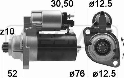 Messmer 220055R - Стартер avtolavka.club