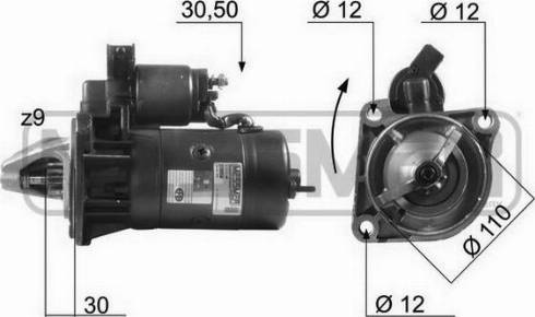 Messmer 220050A - Стартер avtolavka.club