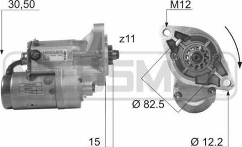 Messmer 220005A - Стартер avtolavka.club