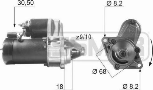 Messmer 220001R - Стартер avtolavka.club