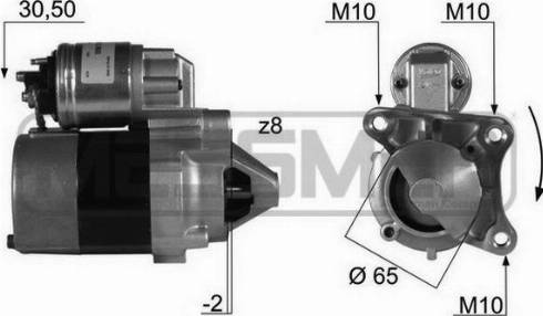 Messmer 220023A - Стартер avtolavka.club