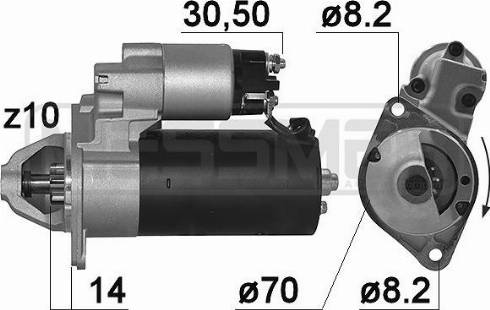 Messmer 220146A - Стартер avtolavka.club