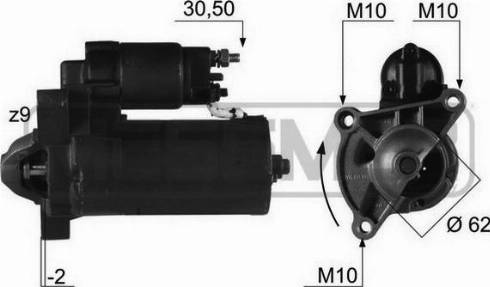 Messmer 220140A - Стартер avtolavka.club