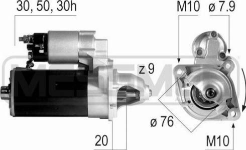 Messmer 220147A - Стартер avtolavka.club