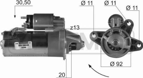 Messmer 220164R - Стартер avtolavka.club