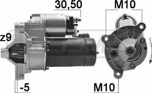 Messmer 220163A - Стартер avtolavka.club